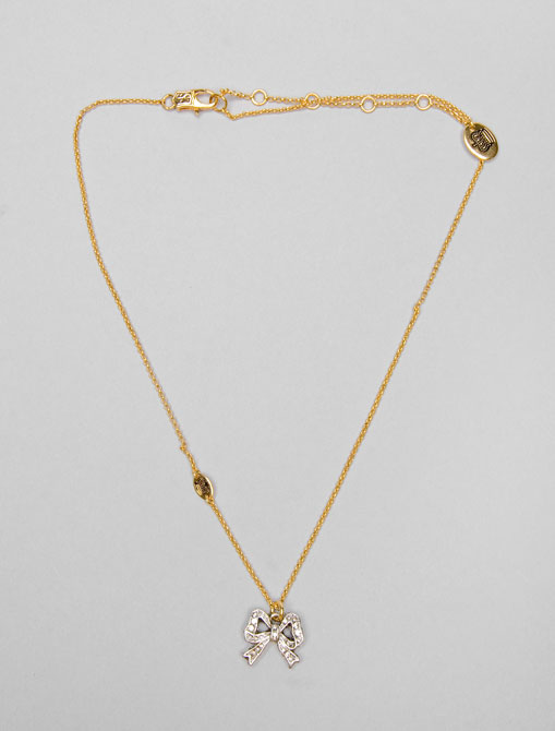 Juicy Couture Bow Necklace