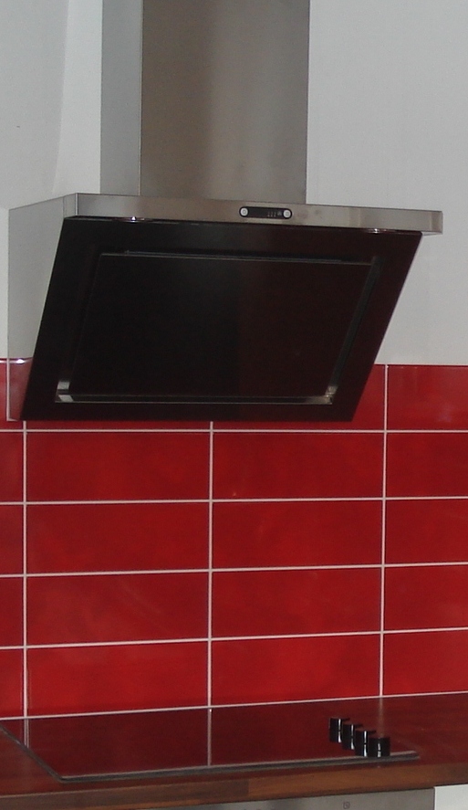 hotte La hotte, le cache, et la plaque vitroceramique