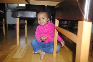 Pepette dans son bureau